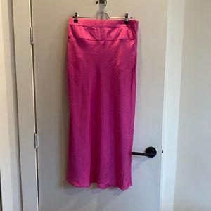 Free People pink ankle length skirt NWT size 12